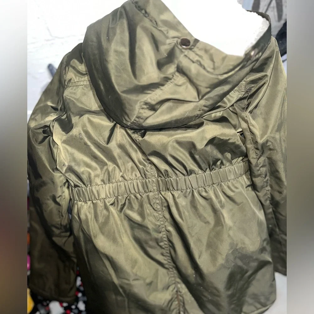 Girls' SO Brand Olive Green Hooded Anorak Jacket S-10-12Large Youth’s NeverWorn